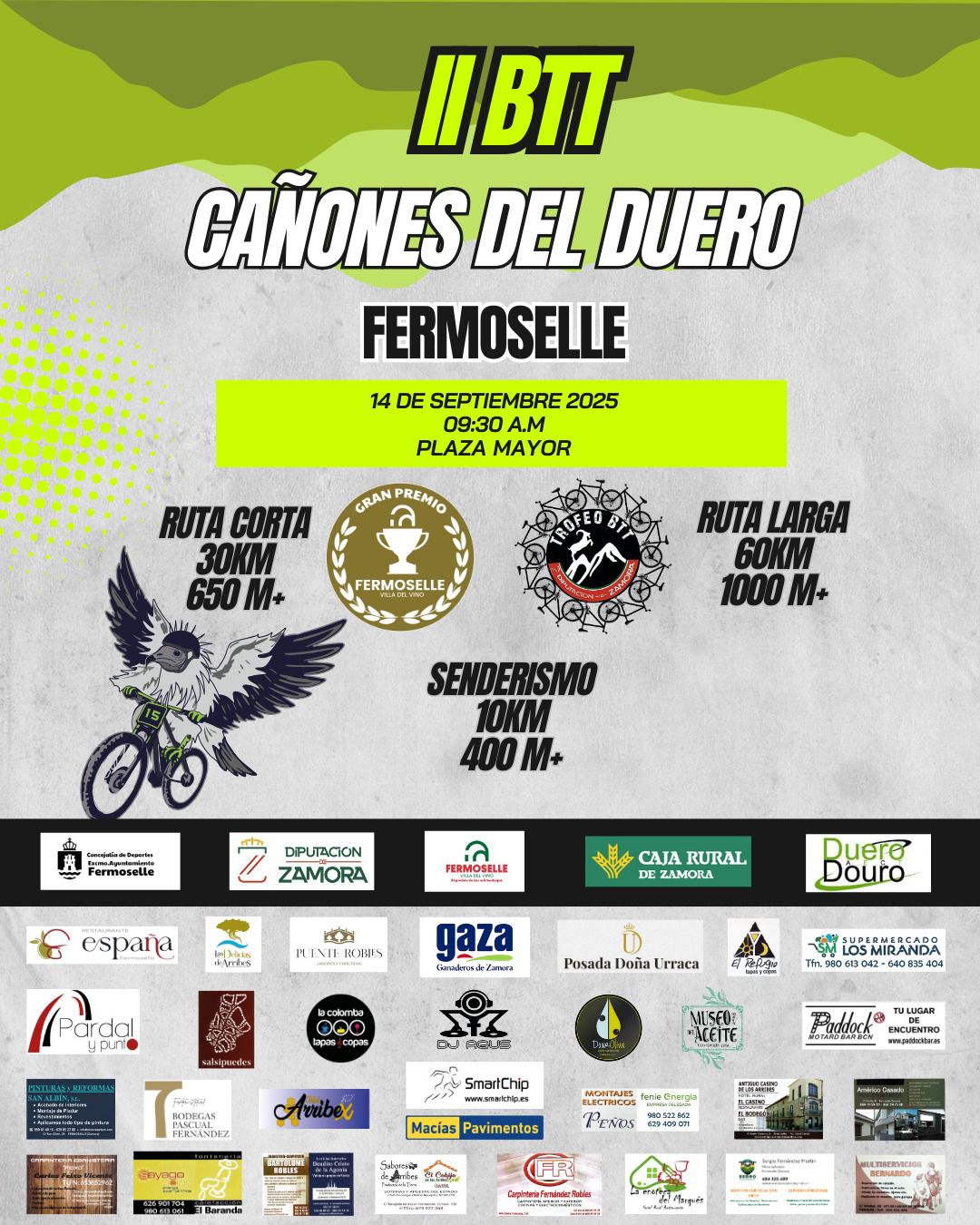 CARTEL II BTT CAÑONES DEL DUERO