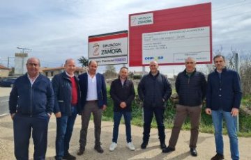La Diputación invierte más de 730.000 euros a las obras de acondicionamiento y refuerzo del firme de la carretera que une Viñuena de Sayago con la autonómica en el límite con Salamanca