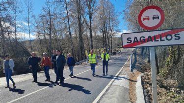 La Diputación destina 1.5 millones de euros a la carretera que comunica Sagallos y Linarejos con el futuro Camino del Lobo