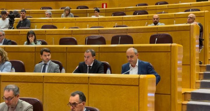 El presidente de la Diputación de Zamora, su intervención en el Senado