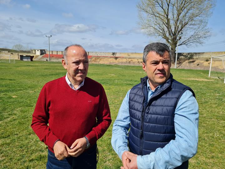 La Diputación destina 110.000 euros a la construcción del nuevo campo de fútbol de Camaraza de Tera