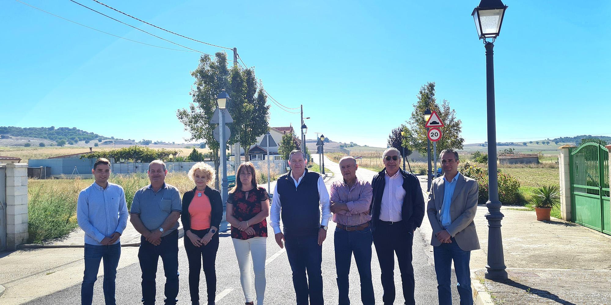 Visita de las obras de la Ctra Corrales del Vino a Casaseca de Campeán