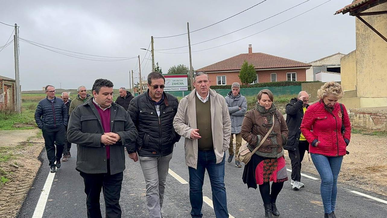 Obras de mejora en Ctra Villáfafila-La Tabla