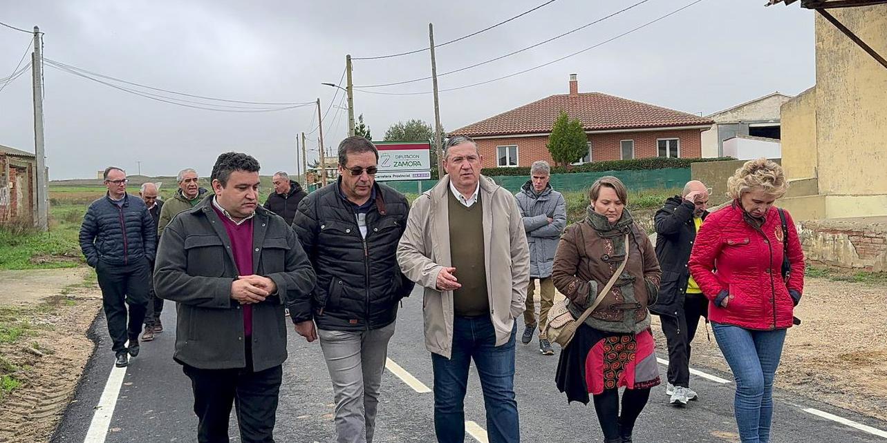 Obras de mejora en Ctra Villáfafila-La Tabla