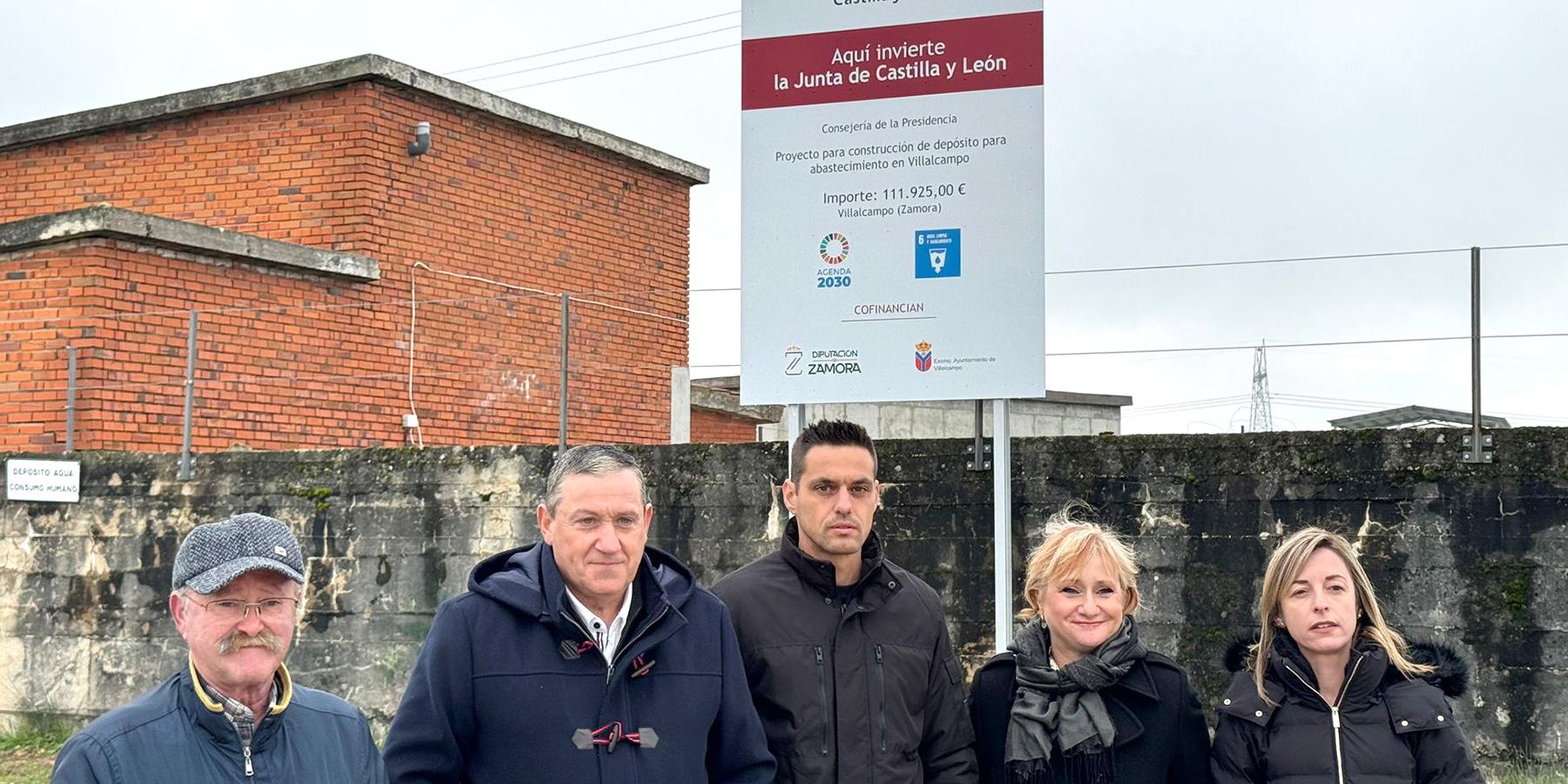 Las obras garantizan el abastecimiento de agua potable a Villalcampo