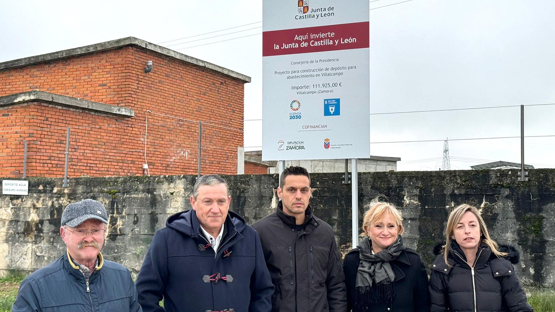 Las obras garantizan el abastecimiento de agua potable a Villalcampo