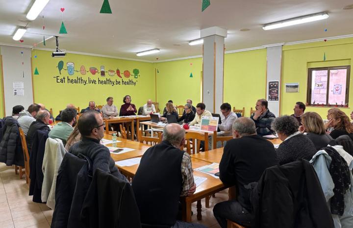 Momento de la Reunión en Fariza
