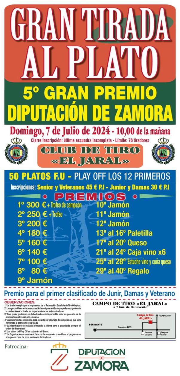 V Gran Premio Diputación Tirada al Plato 2024