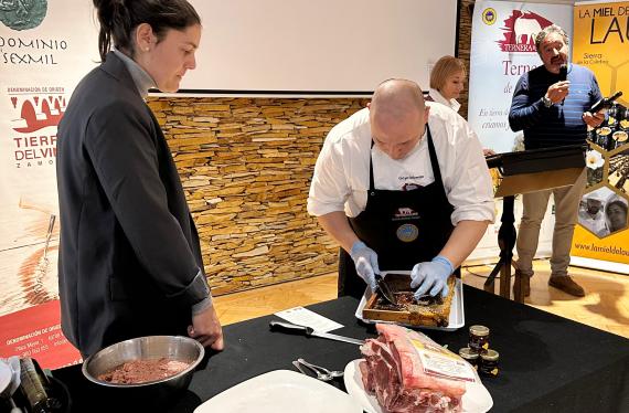 Show-cooking de la IGP Ternera de Aliste