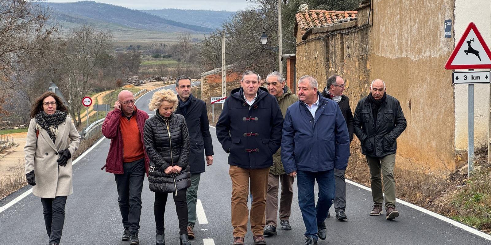 Visita a los trabajos de las obras de reparación