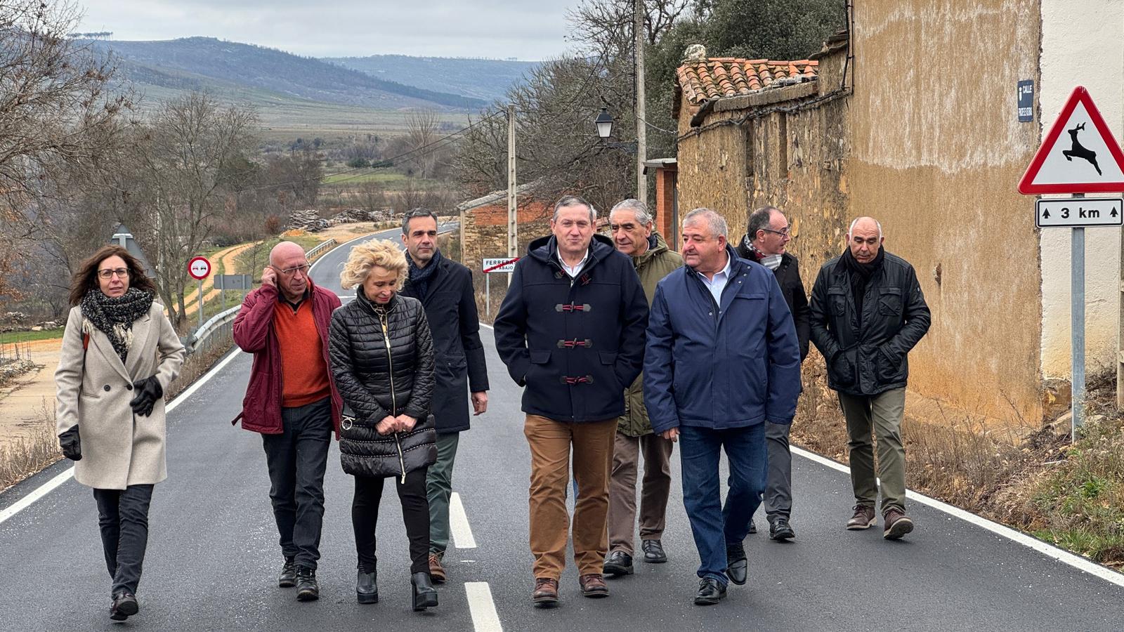 Visita a los trabajos de las obras de reparación