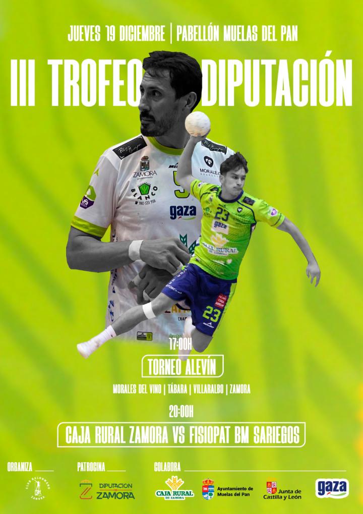III Trofeo Balonmano Diputación de Zamora-cartel