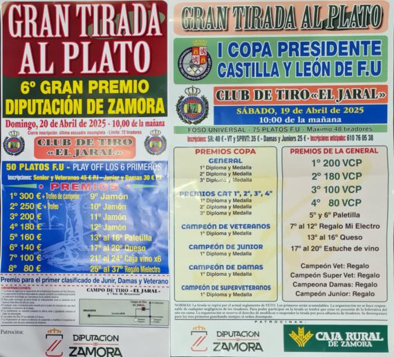Carteles Tiradas al Plato Benavente