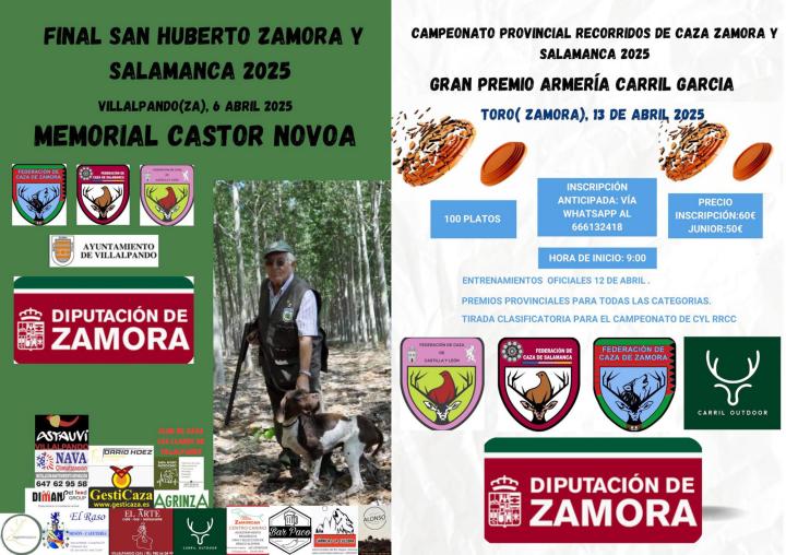 Carteles competiciones de Caza