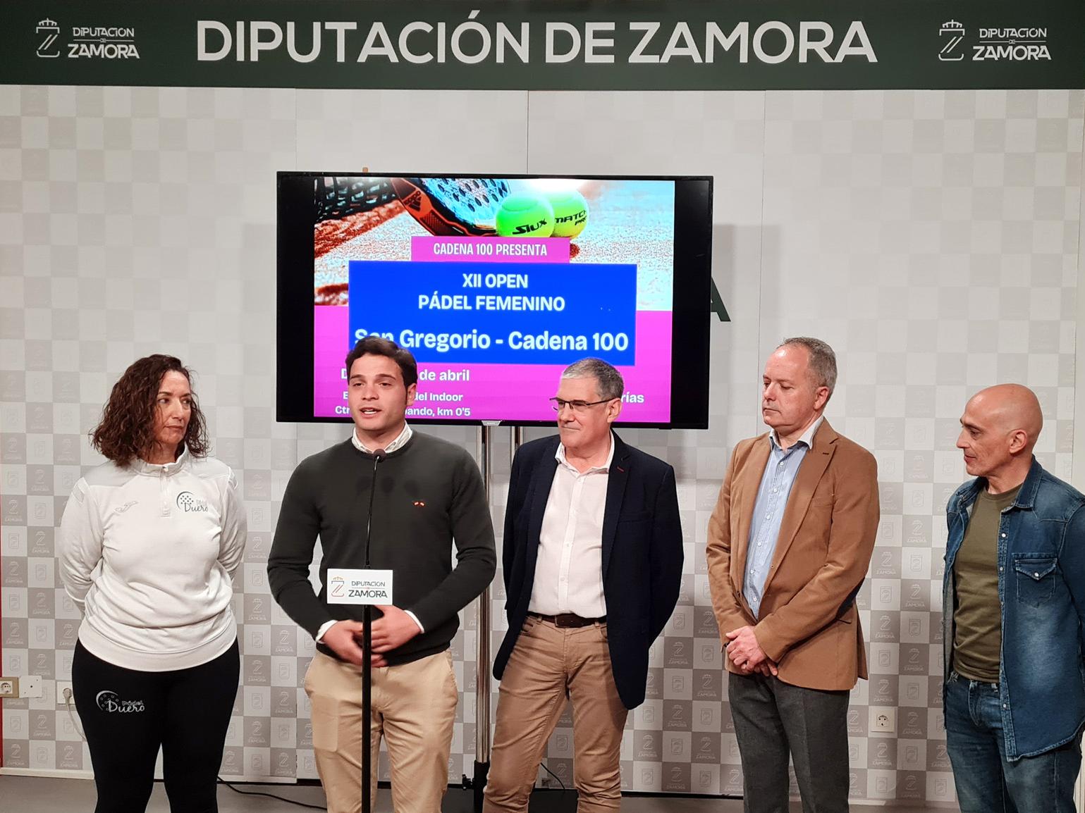 El XII Open de Pádel Femenino San Gregorio-Cadena 100 se celebra del 25 al 27 de abril en las instalaciones del Zamora Pádel Ondoor
