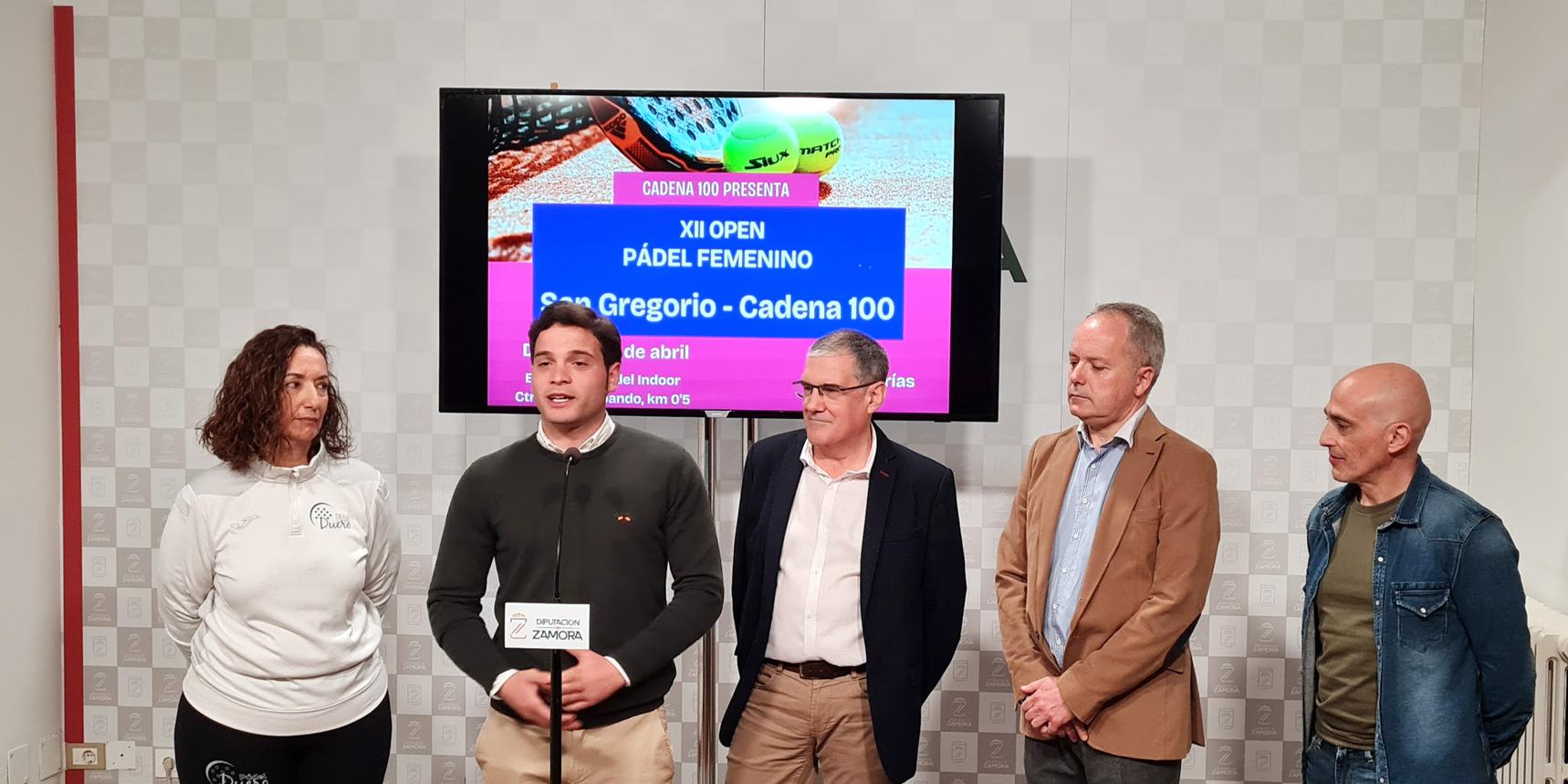 Presentación del XII Open de Pádel Femenino San Gregorio-Cadena 100