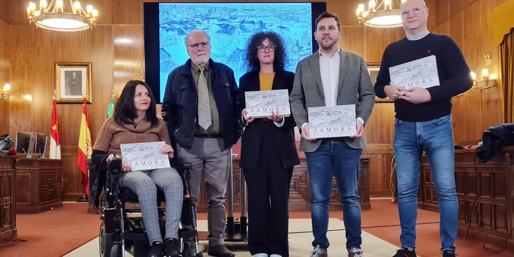 Momento de la presentación del libro ‘Zamora, visión de un arquitecto’