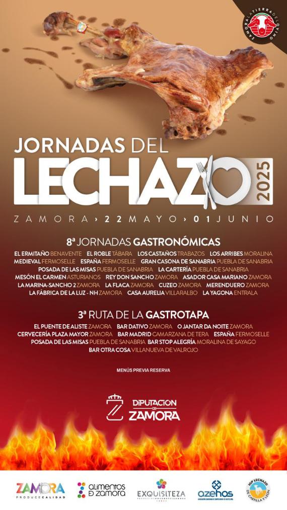 Cartel de las Jornadas del Lechazo 2025