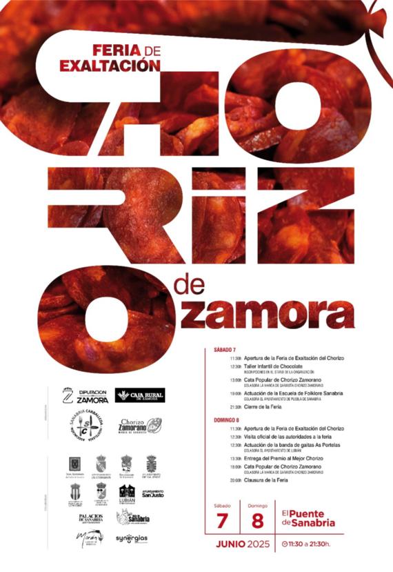 Cartel de la Feria de Exaltación del Chorizo de Zamora