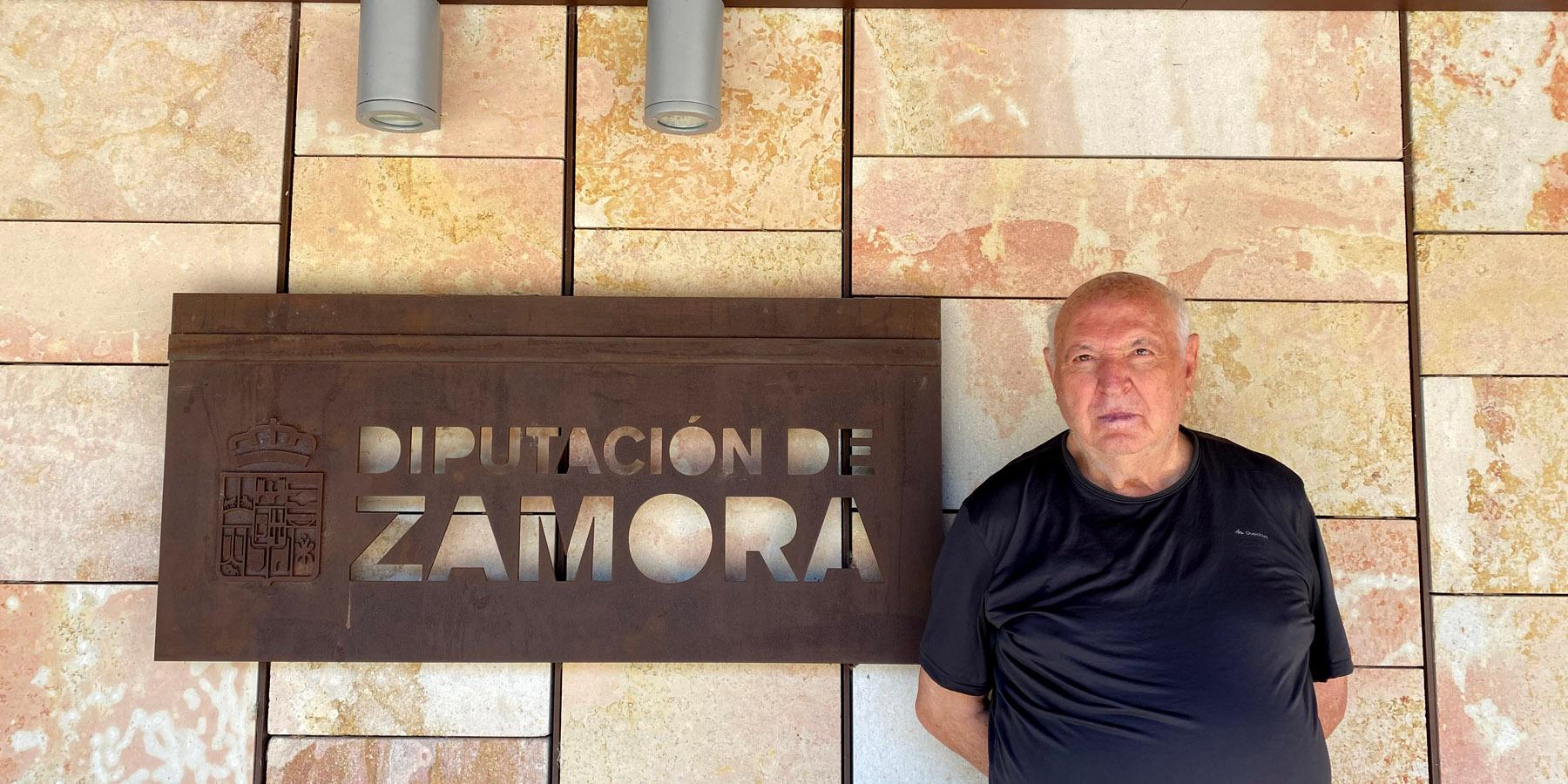 José, natural de Ciudad Real y con 88 años de edad, visita Zamora para conocer los productos del proyecto europeo DIH