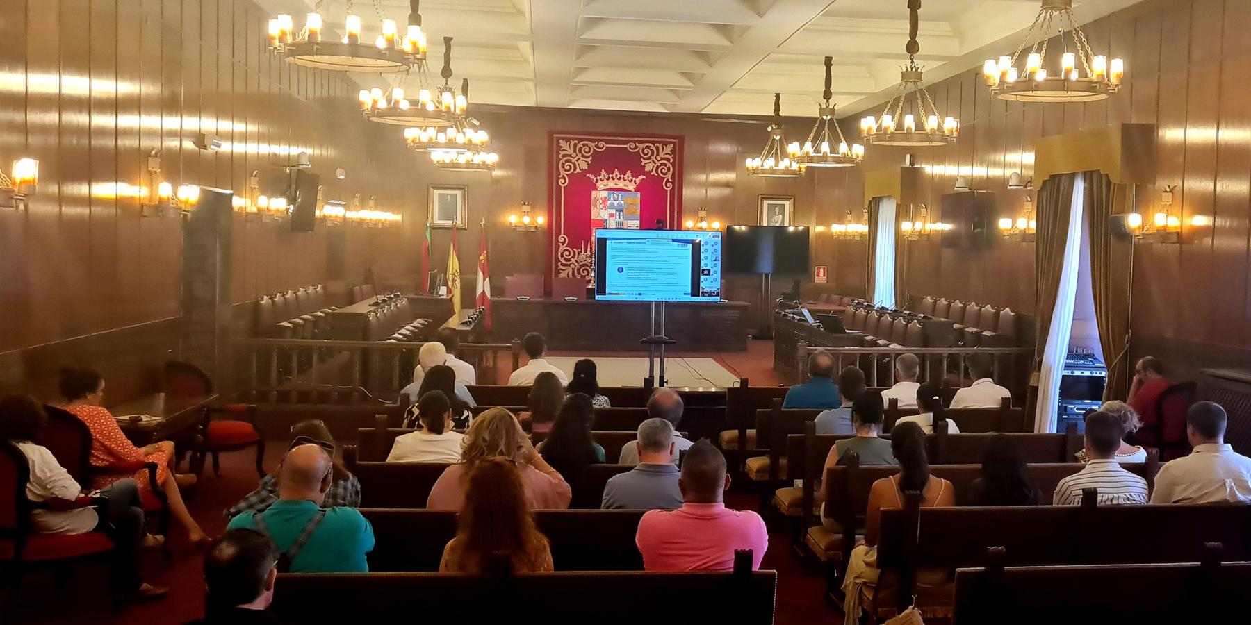 Momento de la conferencia “Ciberseguridad en las Entidades Locales”