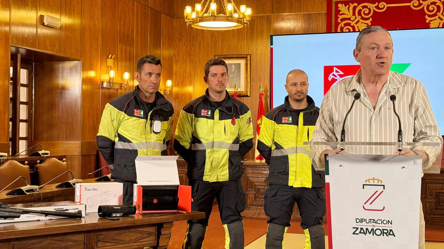 Visores y carabinas para Bomberos Diputación1