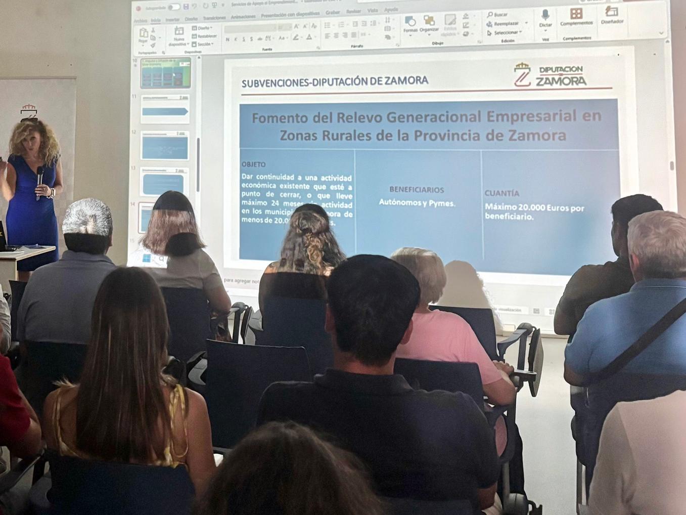 Éxito rotundo en la jornada empresarial de la Diputación de Zamora celebrada en Sanabria