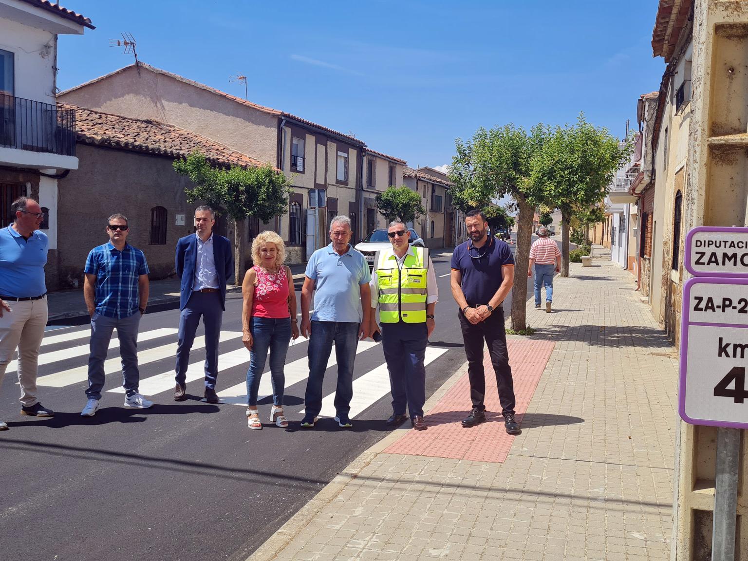 La Diputación de Zamora mejora las travesías de Benegiles y San Cebrián de Castro con una inversión total de 90.000 euros