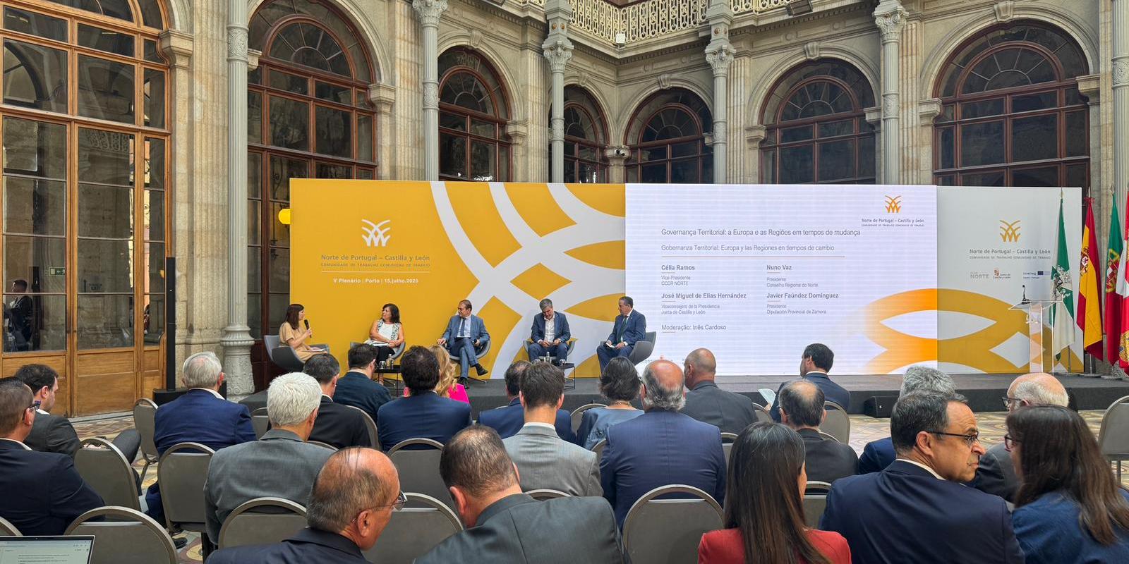 V Sesión Plenaria de la Comunidad de Trabajo Castilla y León-Norte de Portugal celebrada hoy en Oporto