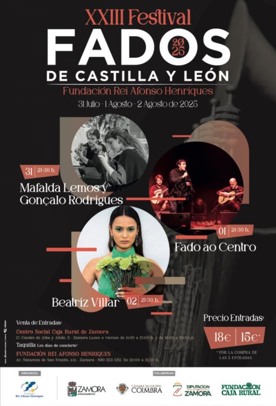 Cartel del Festival que se celebrará en la sede de la Fundación Rei Afonso Henriques (FRAH).