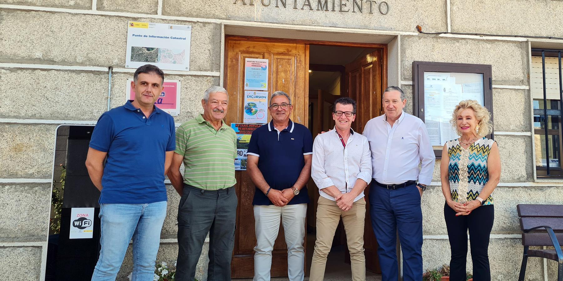 Visita a Hermisende para cerrar los detalles técnicos y administrativos de dos importantes actuaciones