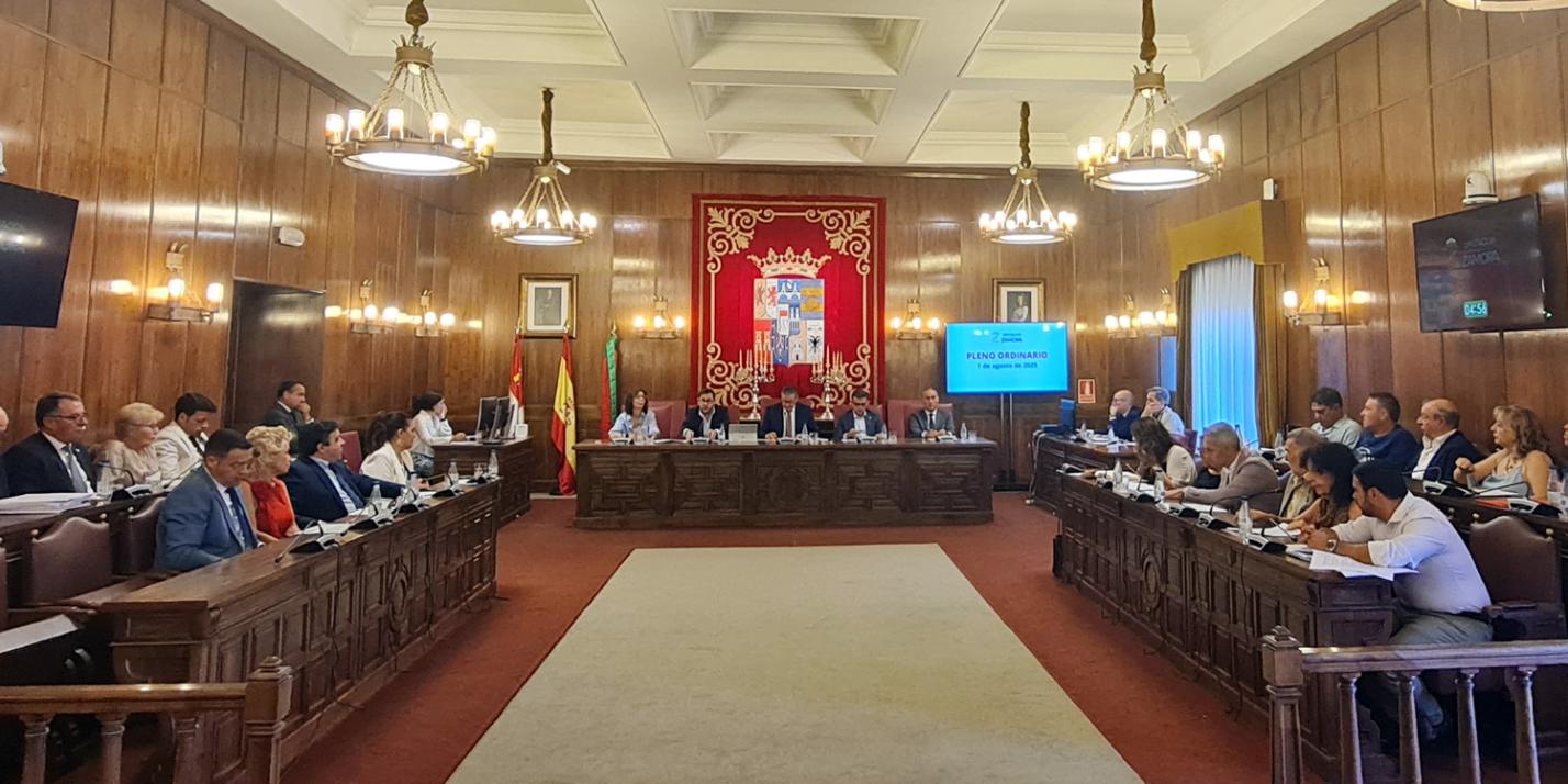 Pleno de la Diputación Provincial de Zamora - 1 de agosto de 2025