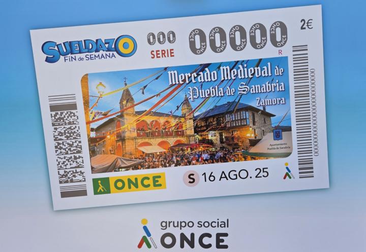 5 millones y medio de cupones serán comercializados con el motivo del Mercado Medieval de Puebla de Sanabria