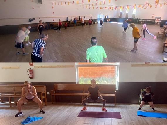 Sesión de entrenamiento