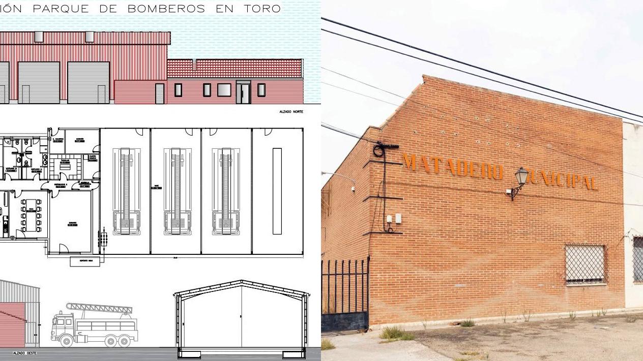 Licitación derribo matadero parque bomberos Toro
