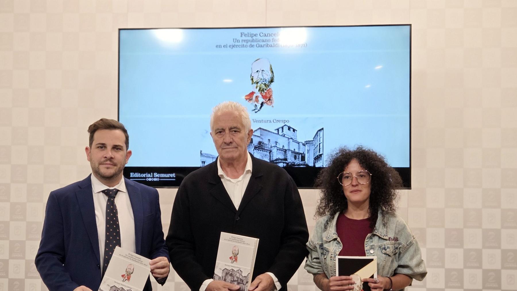 Presentación del libro 'Felipe Cancelo. Un republicano federal en el Ejército de Garibaldi'