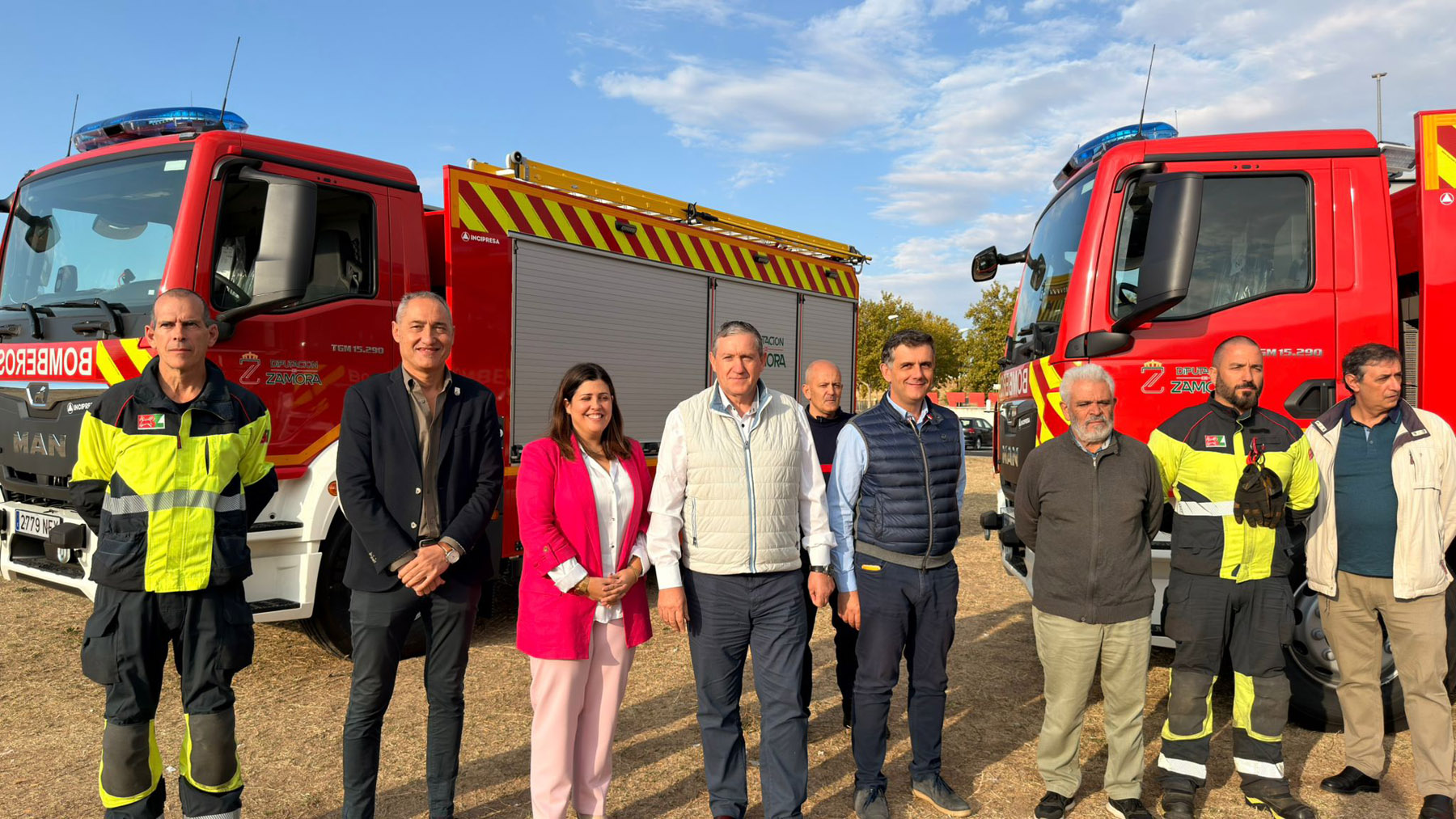 RECEPCIÓN VEHÍCULOS BOMBEROS