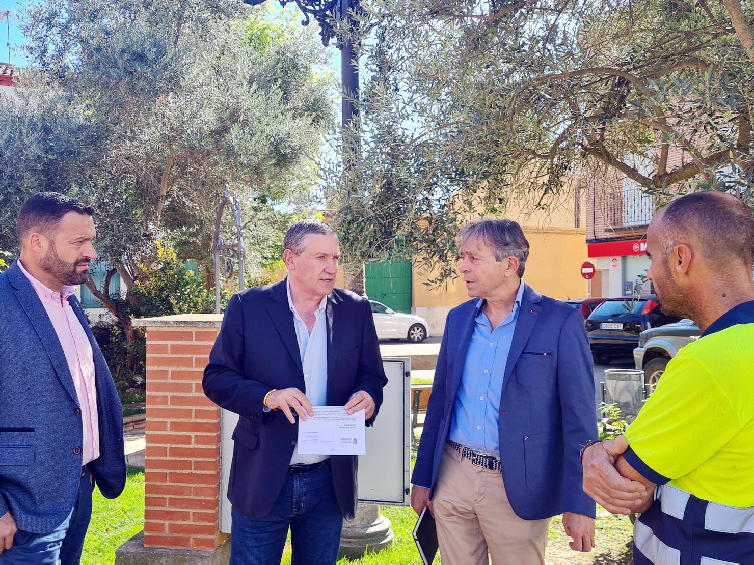 La Diputación recepciona en Villalpando las obras de renovación del alumbrado público dentro del programa DUS 5000