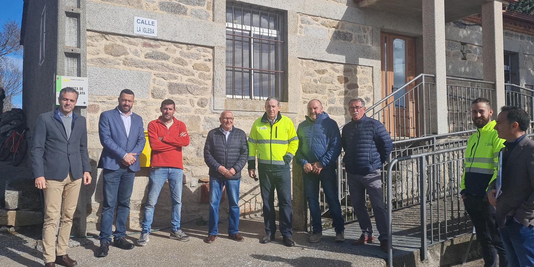 Recepción en Gamones de las obras de renovación integral del alumbrado público