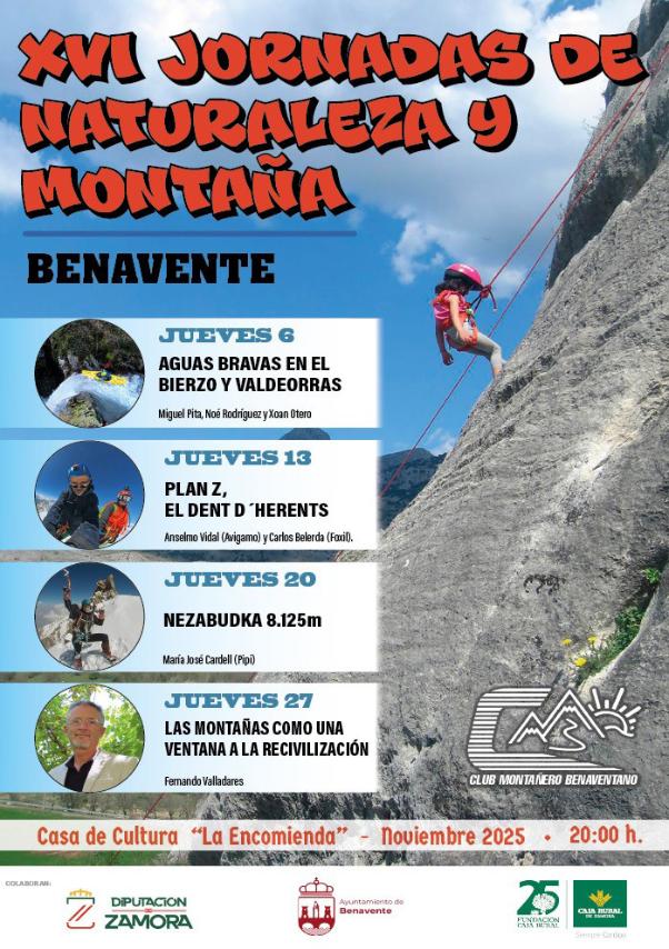 Cartel de las XVI Jornadas de Naturaleza y Montaña