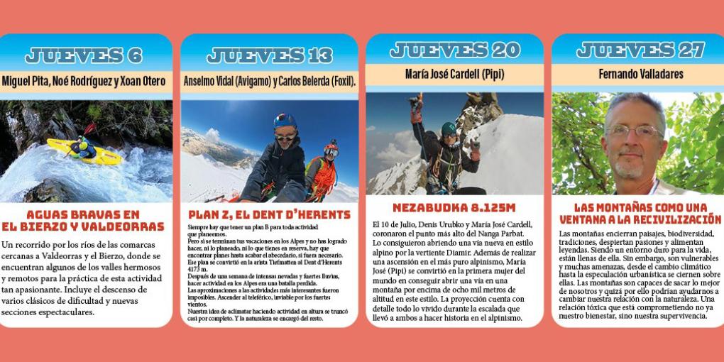 Programa de las XVI Jornadas de Naturaleza y Montaña