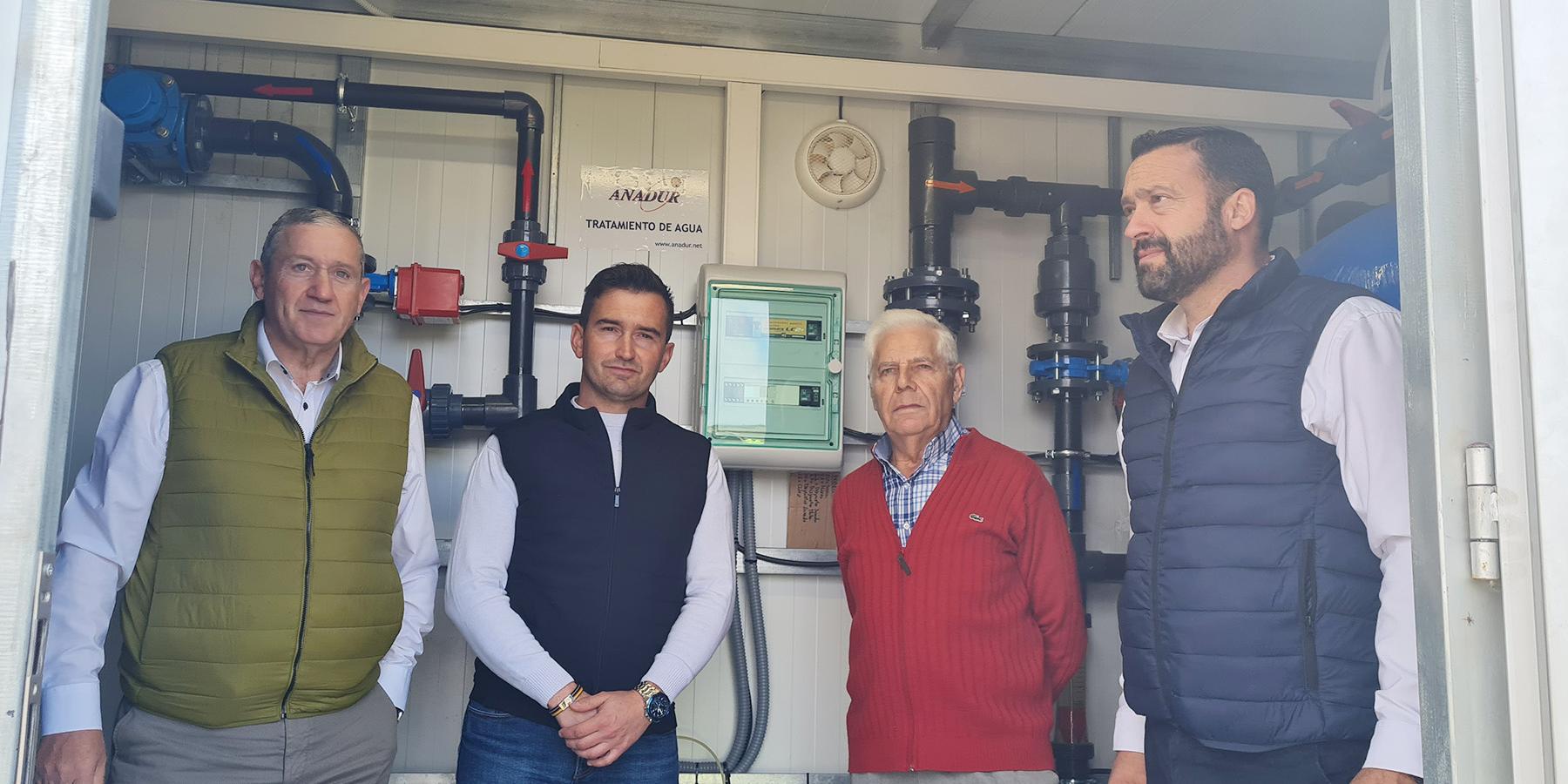 Visita a Val de Santa María con motivo de la puesta en funcionamiento de la nueva ETAP