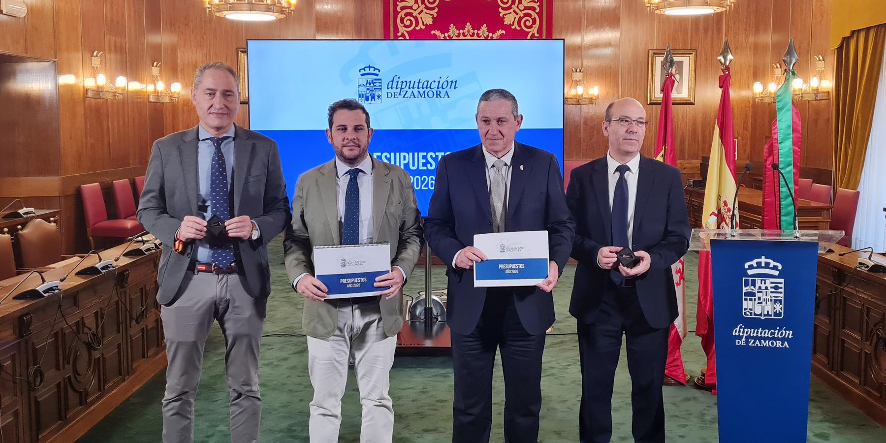 Presentación del presupuesto 2026, un presupuesto «volcado en la provincia».