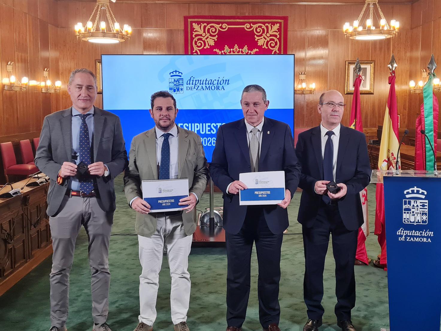 La Diputación de Zamora presenta el «mayor presupuesto de su historia» con más de 103,7 millones de euros para 2026