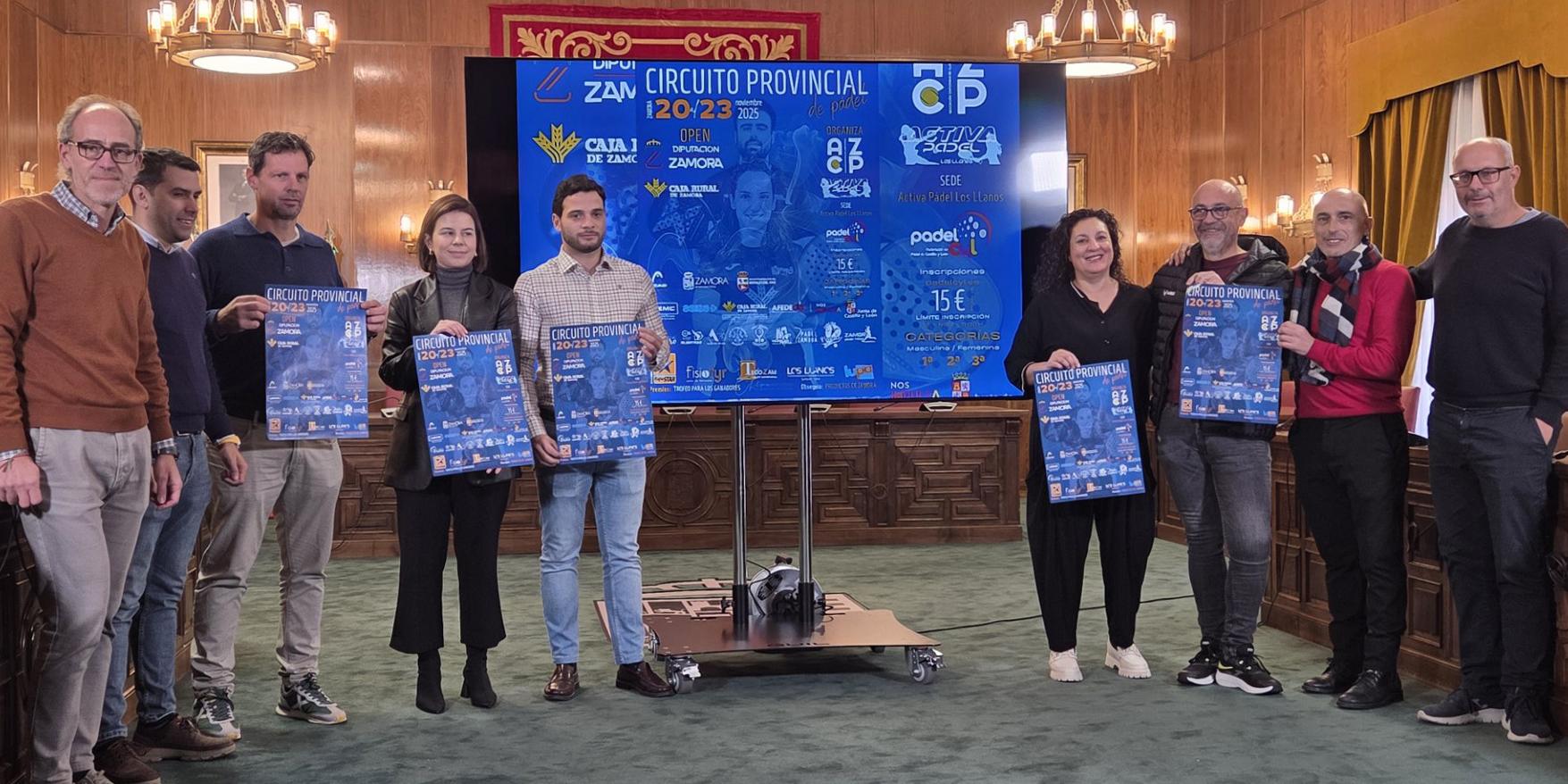 Presentación del Open de Pádel Diputación de Zamora