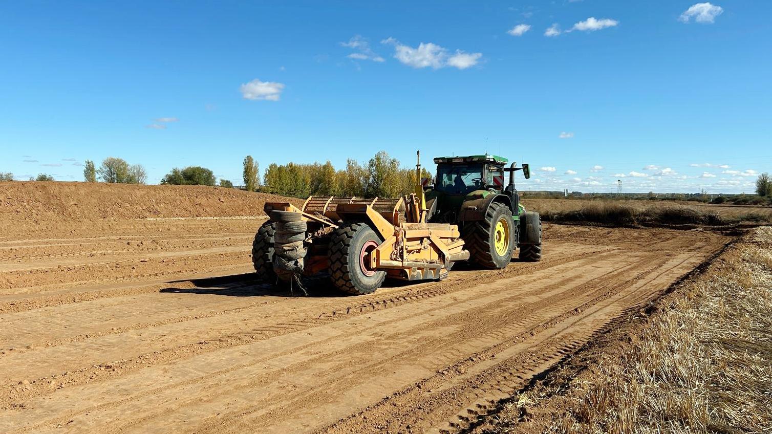 Obras en la Polígono industrial Puerta del Noroeste