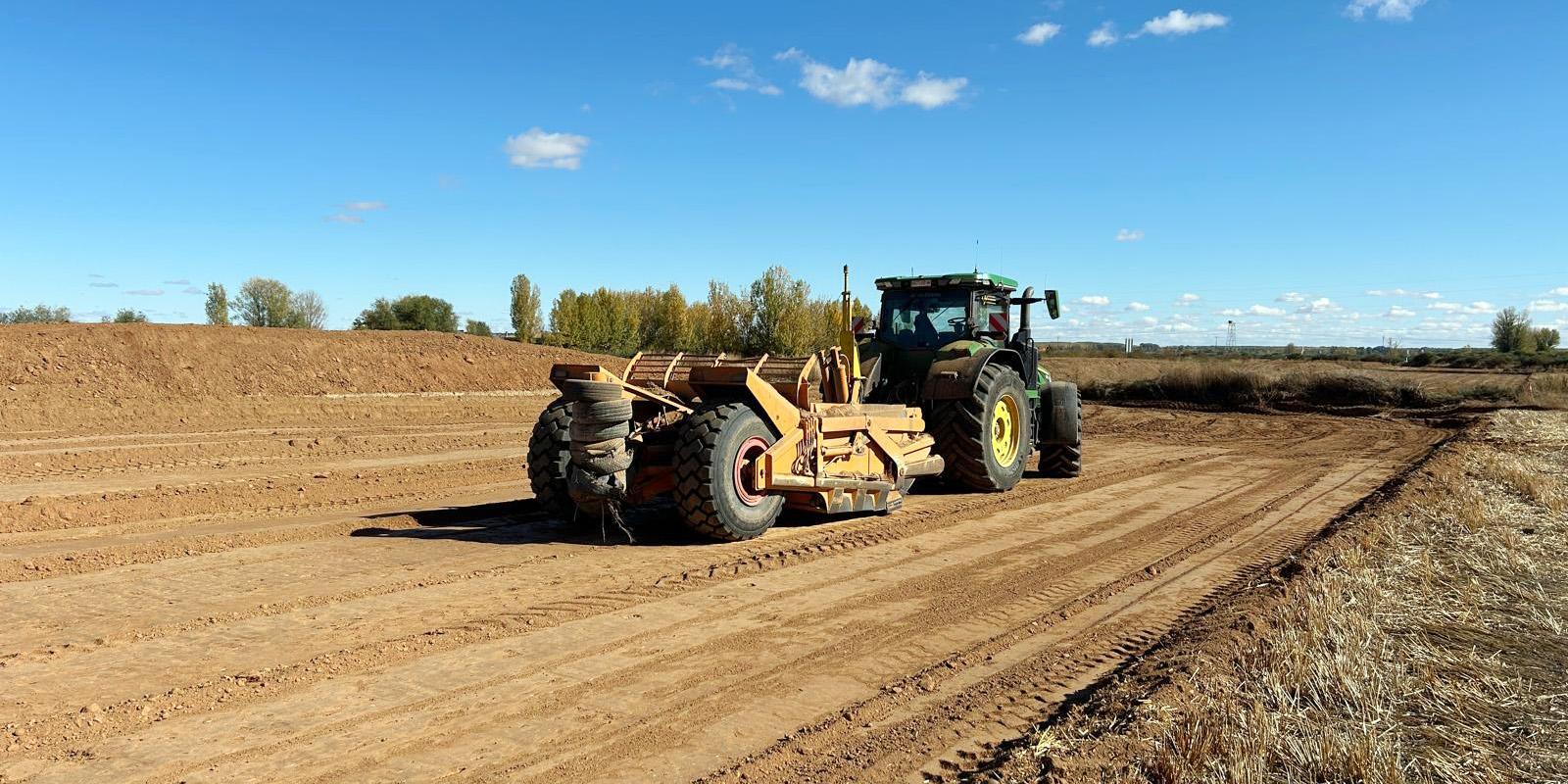 Obras en el Polígono industrial Puerta del Noroeste