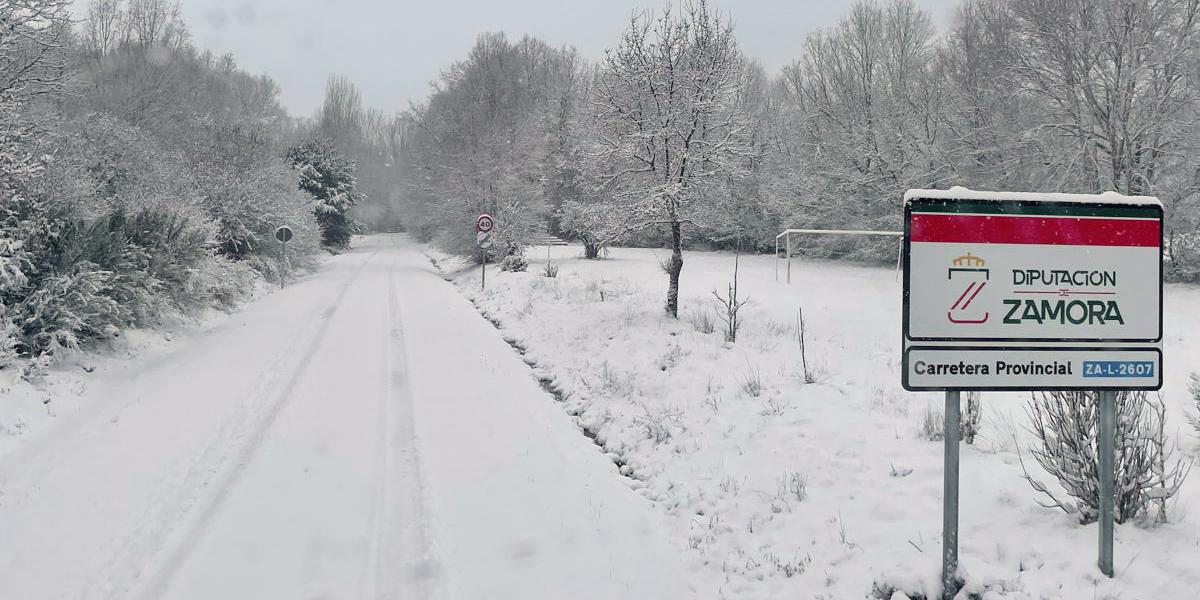 La Diputación de Zamora mantiene un seguimiento constante de la evolución del temporal y hace un llamamiento a la prudencia y a limitar los desplazamientos innecesarios.