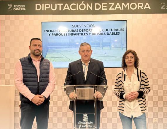 Presentación de las bases de la convocatoria de subvenciones del Plan de infraestructuras deportivas, culturales, parques infantiles y biosaludables