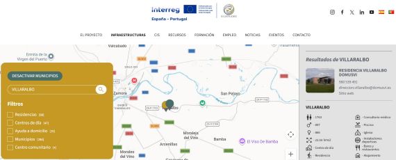 Recoge información sobre residencias, centros de día, centros comunitarios y servicios de ayuda a domicilio